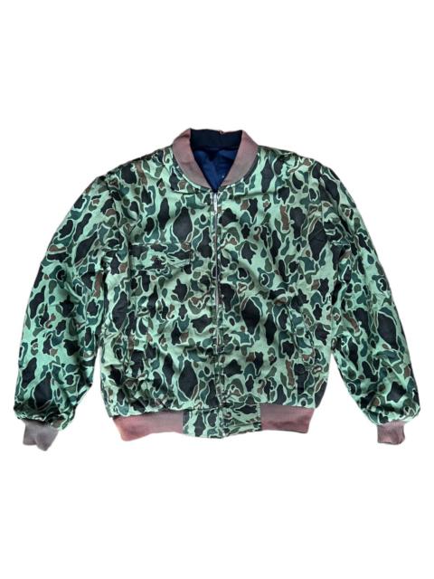 Other Designers VERY RARE VINTAGE JACKET FLIGHT BOMBER MA 1 FROGSKIN ARMY