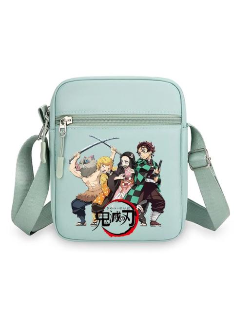 Other Designers Demon Slayer Kimetsu No Yaiba Shoulderbag Boys Cartoon Anime Figures Crossbody Bag Handbag