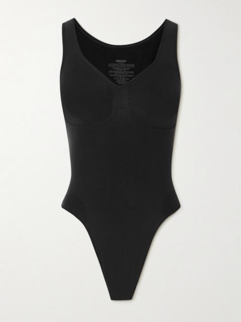 SKIMS Seamless Sculpt Scoop Neck Thong Bodysuit