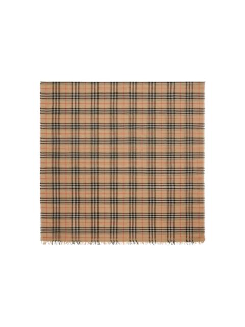 Burberry checkered scarf