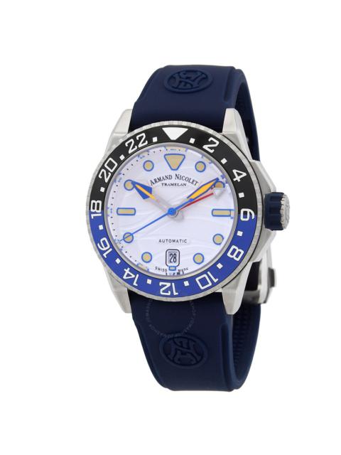 Other Designers Armand Nicolet JSH GMT Automatic Silver Dial Men's Watch A487RGU-AU-GG2710U