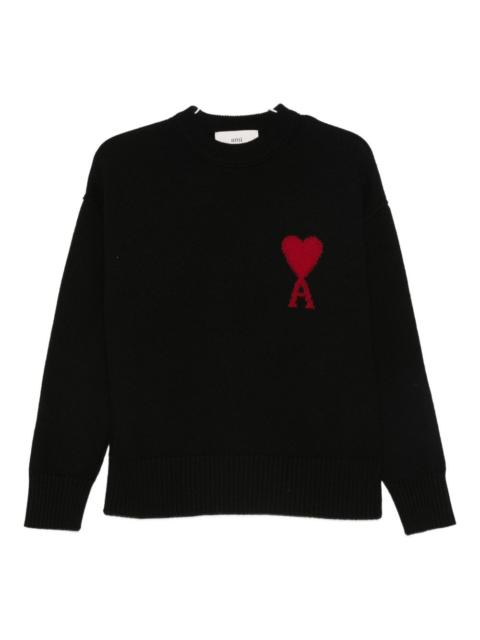AMI Paris Ami Paris Women Ami De Coeur Wool Cardigan