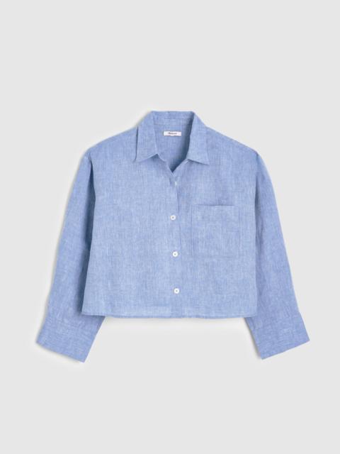 Madewell Straight-Hem Shirt in Linen