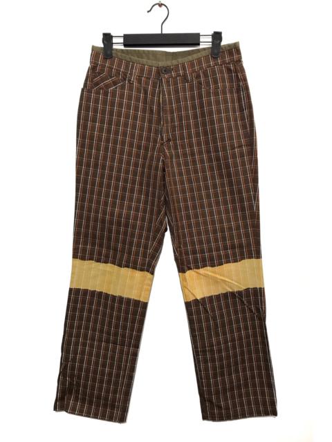 Other Designers Boycott - BOYCOTT Made In Japan Checkered Tartan Pants Trouser Pants