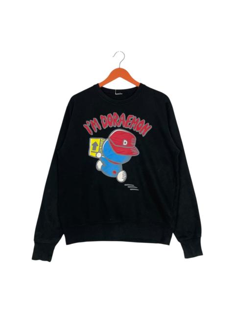 Other Designers Anime - Vintage Doraemon Big Printed Logo Sweatshirt