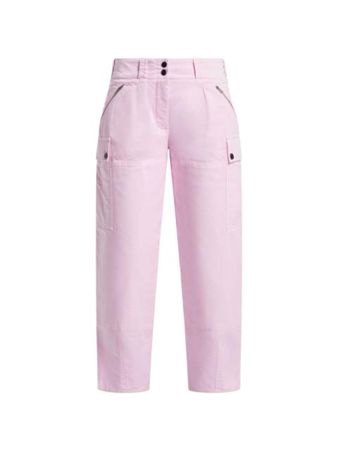 tapered cargo trousers