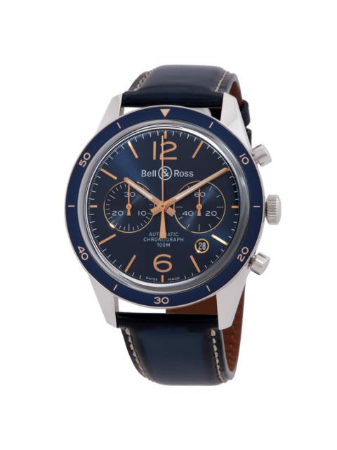 Other Designers Bell and Ross Aeronavale Chronograph Automatic Blue Dial Men's Watch BRV126-BLU-ST/SCA