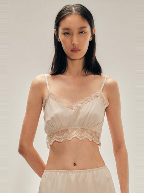 Simone Rocha Lace Trim Negligee Bralette