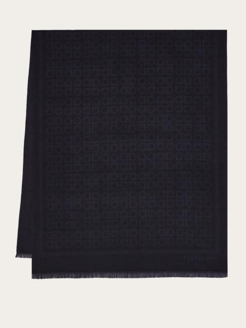 visvim DOWN MUFFLER INDIGO P.W. (N.D.) LT.INDIGO | REVERSIBLE