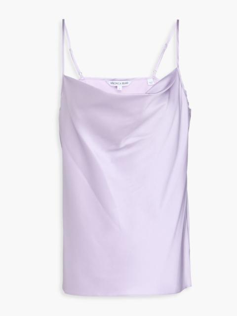 VERONICA BEARD Sola draped silk-blend satin camisole