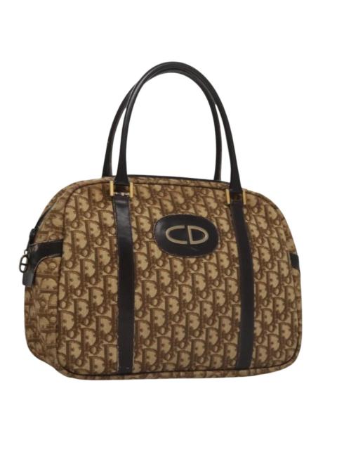 DIOR Trotter Canvas Hand Bag Brown