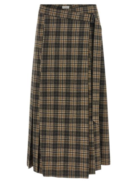 Brunello Cucinelli Brunello Cucinelli Women Tartan Skirt
