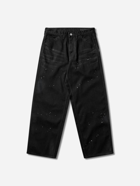 NEIGHBORHOOD Men's BW Washed Utility Pants Black