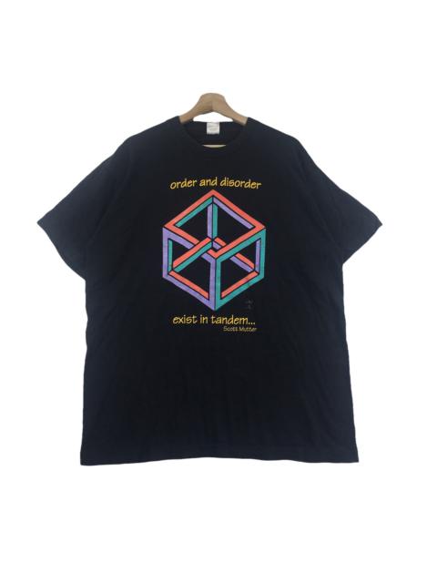 Other Designers Vintage - Vtg 90’ SCOTT MUTTER PHOTOGRAPHER Order Disorder Tee Shirt