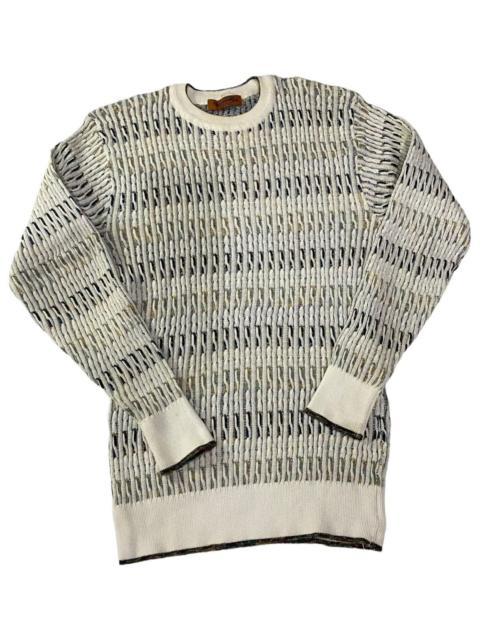 Other Designers VERY RARE VINTAGE KNITWEAR SWEATER MISSONI 3D COOGI STYLE