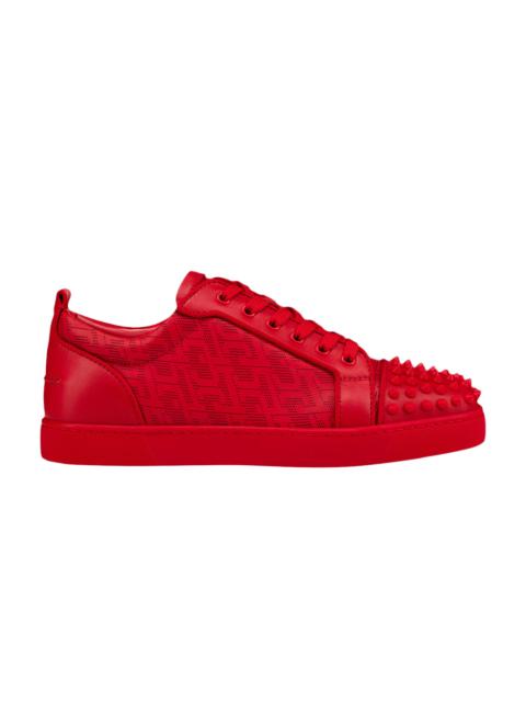 Christian Louboutin Louis Junior Spikes Orlato Flat 'Red CL Pattern'