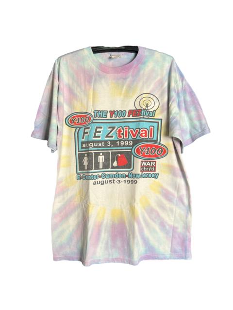 Other Designers 🔥RARE🔥Vintage 90s The Y100 Feztival Tie Dye Shirt