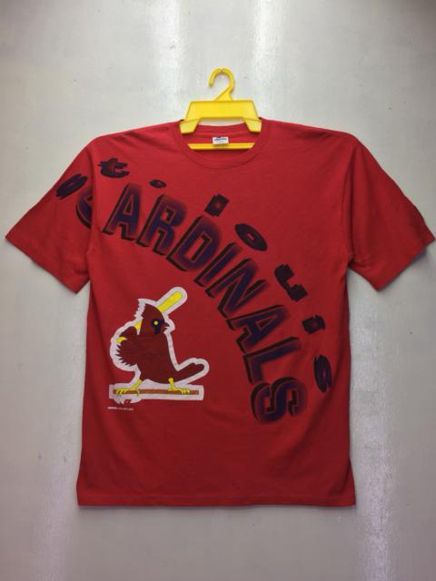 Other Designers Vintage - Vintage MLB Cardinal Full Print Shirt