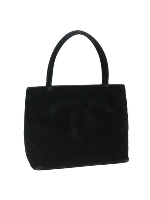 CHANEL CHANEL Matelasse Standard Tote Bag Velor Black CC