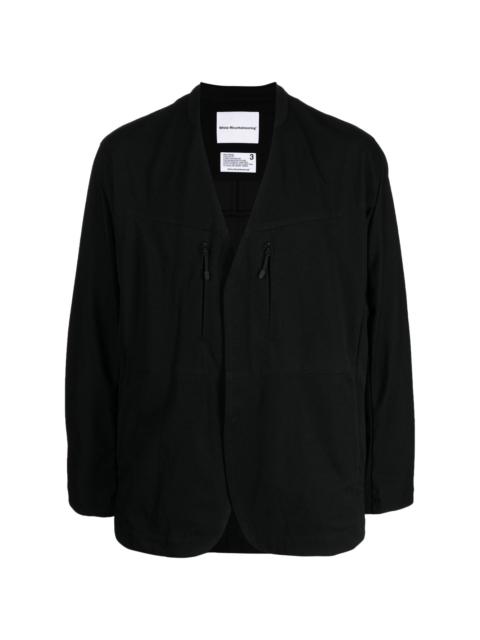 V-neck long-sleeve jacket