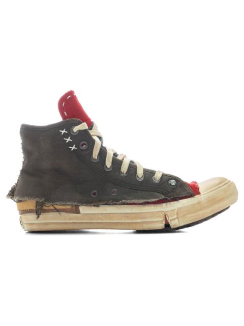 Maison Margiela LOVE TO DEATH SNEAKERS - RED/BROWN