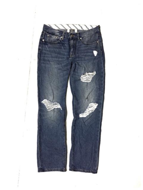 Other Designers Uniqlo - Uniqlo Distressed jeans denim pant Gu brand