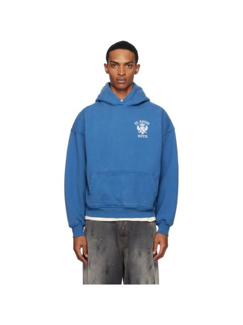 Blue 'St Rhude' Seal Hoodie