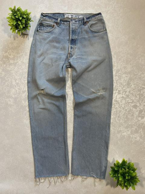 RE/DONE LEVIS High Rise Stove Pipe Indigo Jeans Size 28