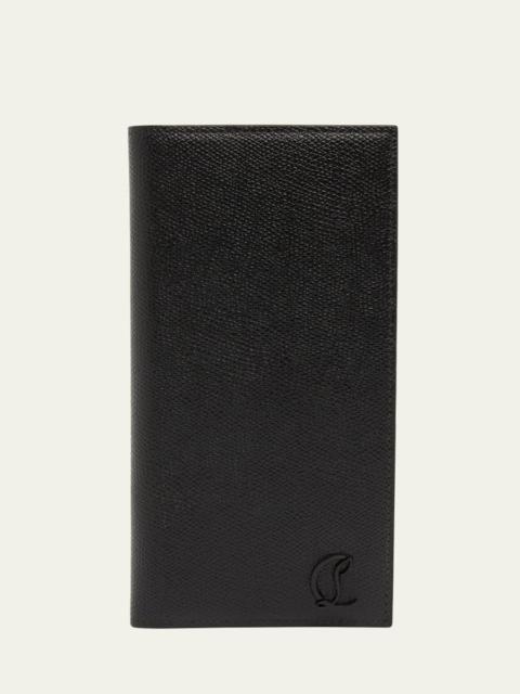Christian Louboutin Men's Mooncrest Long Vertical Bifold Wallet