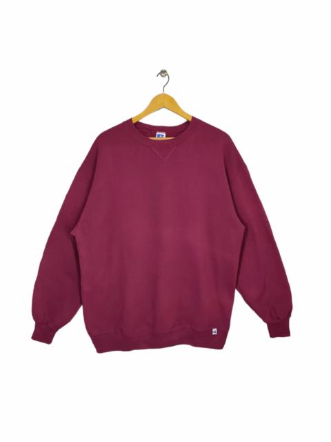 Other Designers Russell Athletic × Vintage - Vintage 90s Russell Blank Crewneck Sweatshirt Plain