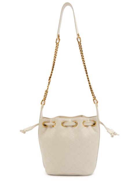 SAINT LAURENT Saint Laurent Bo Chain Quilted Leather Bucket bag