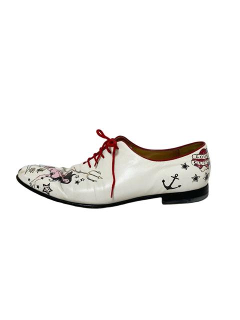 GUCCI Gucci American Trad Tattoo Oxford Shoes