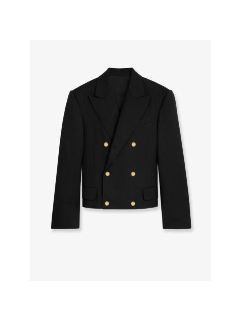 CELINE CELINE $3350 Black Colonne Blazer Jacket New & Authentic (Wo