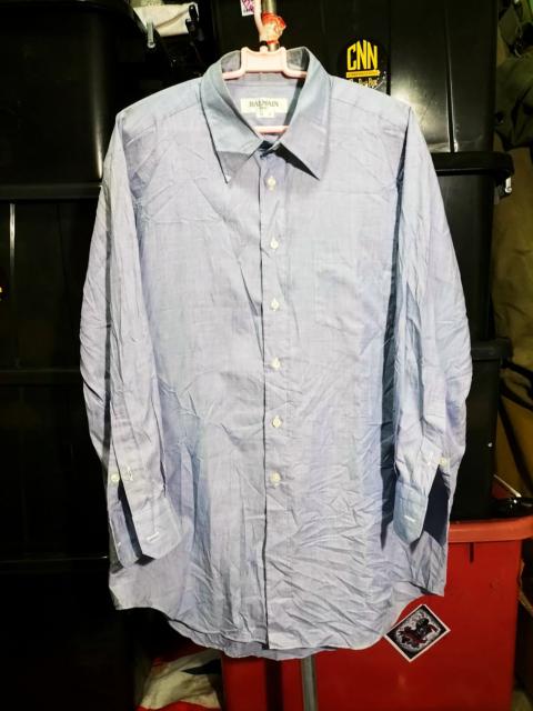 Balmain Balmain Paris Shirt menswear fashion Chambray Types luxury