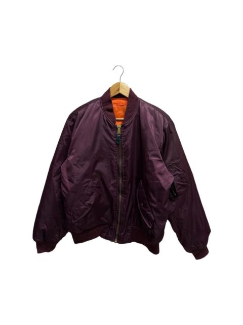 Other Designers Vintage Phantom Military Type Ma-1 Riversible Bomber Jacket