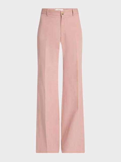 Chloé Flare Leg Canvas Pant