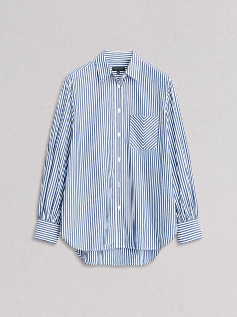 rag & bone Maxine Poplin Stripe Shirt