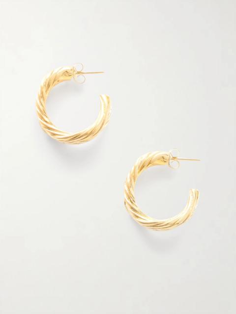 YSSO Thread Gold-plated Earrings