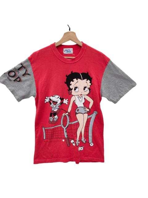 Other Designers Cartoon Network × Vintage - Vintage Betty Boop Colorblock Shirt Size M