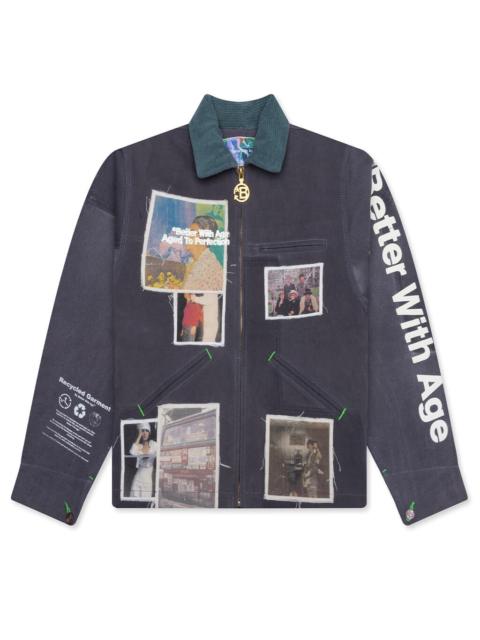 *Better With Age SCANDAL RECONSTRUCTED WORKWEAR JACKET - MULTI