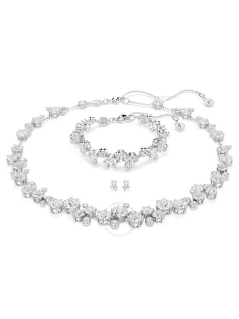 Other Designers Swarovski Constella Rhodium Plated Crystal Set