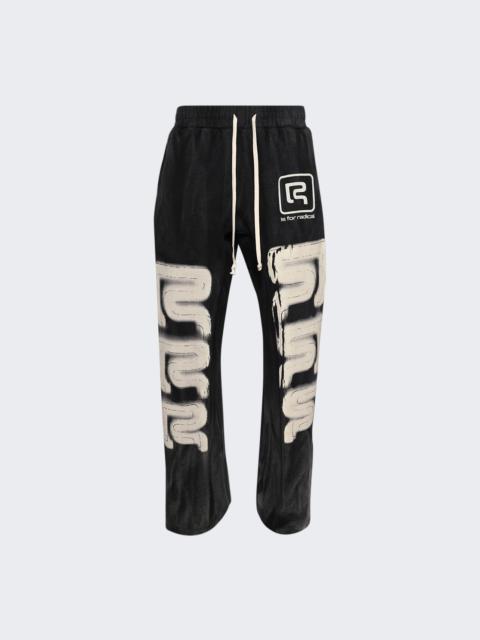 RRR123 R Logo Faster Flight Sweatpants Mechanic Black