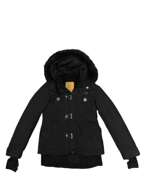 Other Designers Avant Garde - Japanese Brand Tactical Style Fur Hooded Jacket