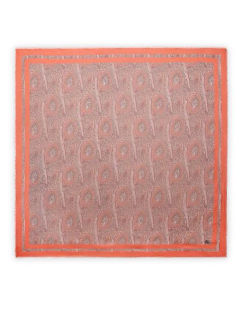 Etro Etro Women Modal Shawl With Floral Paisley Pattern
