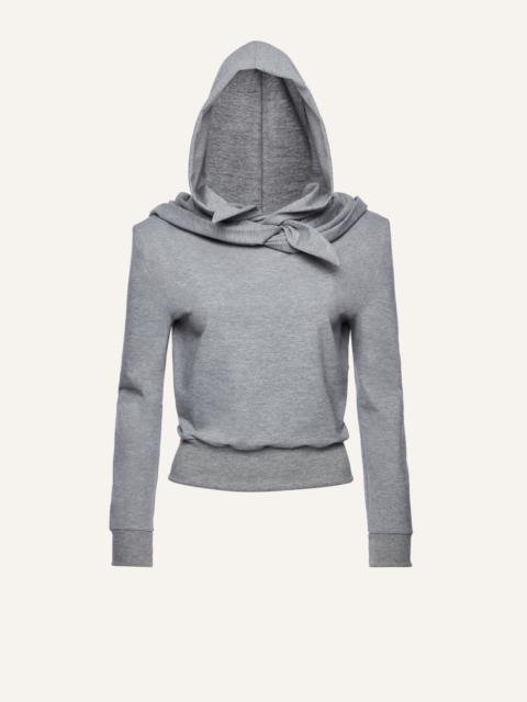 MAGDA BUTRYM Babouchka style hoodie in grey