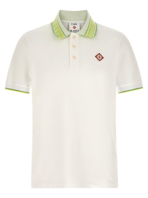 CASABLANCA Casablanca Men 'Laurel' Polo Shirt