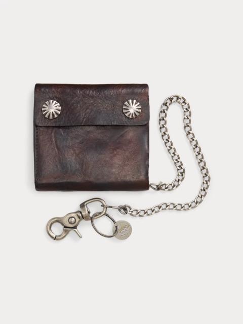 RRL by Ralph Lauren Leather Chain Wallet