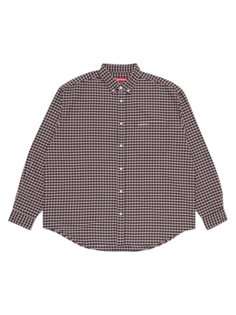Supreme Supreme Loose Fit Oxford Shirt 'Brown Plaid'