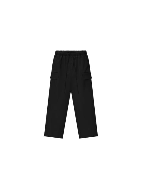 ESSENTIALS BONDED SATIN FIELD PANTS (VINTAGE BLACK)
