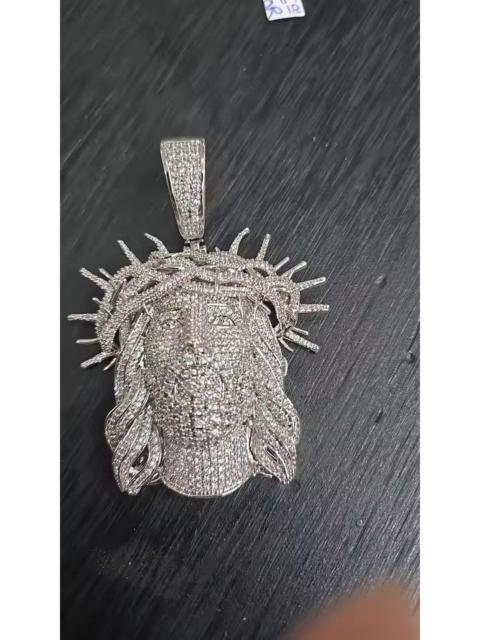 Other Designers Other - Iced Out Ratten Jesus Necklace Pendant 45 cm Chain